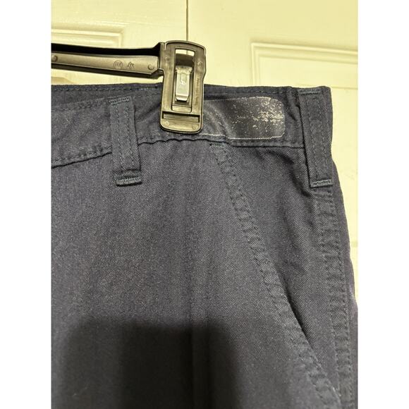 Carhartt FR Flame Resistant Jeans Mens 38x30 Blue Safety Stripe High Visibility - Picture 3 of 7